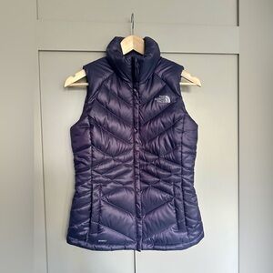 North Face Women’s XS Goose Down Puffer Vest (Purple Grey) - Excellent Condition